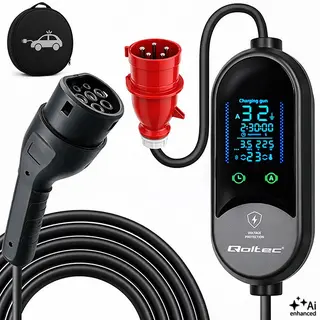 Qoltec Ładowarka do samochodu elektrycznego | 7kW | 230V | CEE 32A