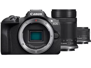 Aparat CANON EOS R100 + RF-S 18-45mm F4.5-6.3 IS STM 55-210MM F5-7.1