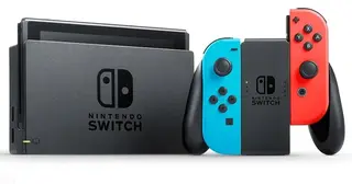 Konsola Nintendo Switch Red Blue v2 Komplet + 64gb