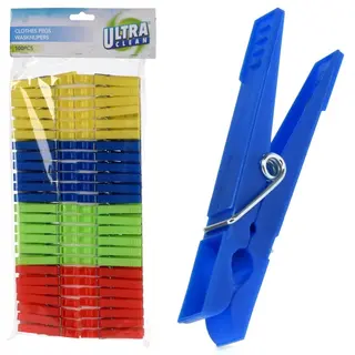 Klamerki na pranie plastikowe 100 szt.