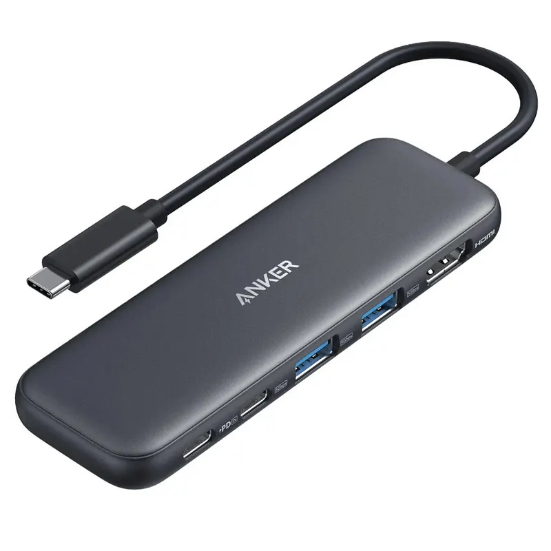 Hub USB Anker 332 USB-C 5w1 Czarny