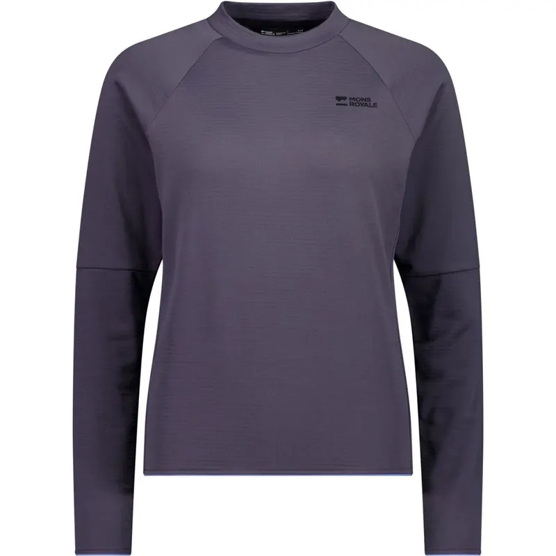 Mons Royale Quad Merino Fleece Pullover, bluza polarowa, damska, fioletowa