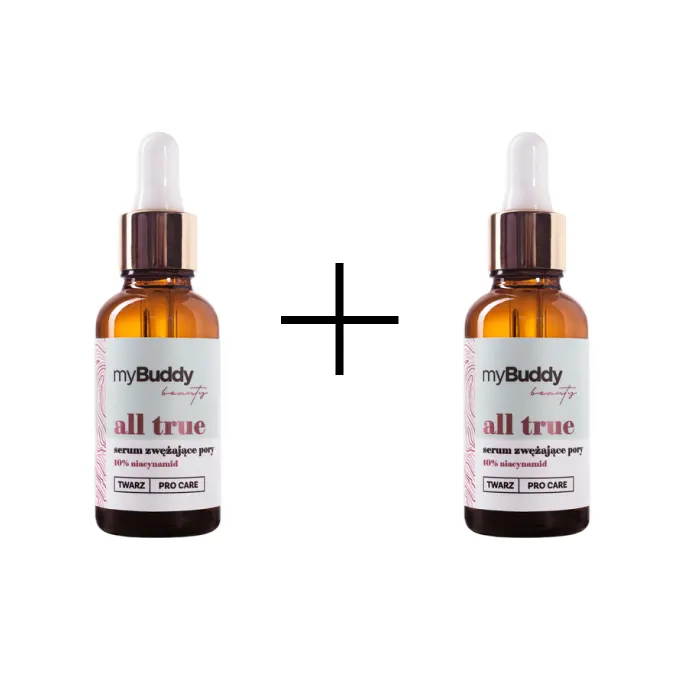 myBuddy all true Serum Zwężające Pory 10% niacynamid 1+1