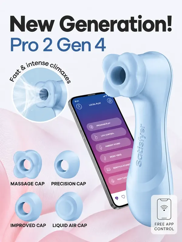 Satisfyer Pro 2 Generation 4 Serene Blue