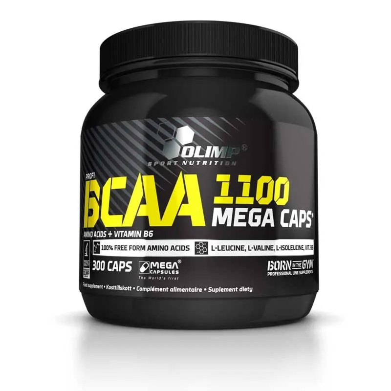 Aminokwasy BCAA Olimp BCAA 1100 Mega Caps 300kaps