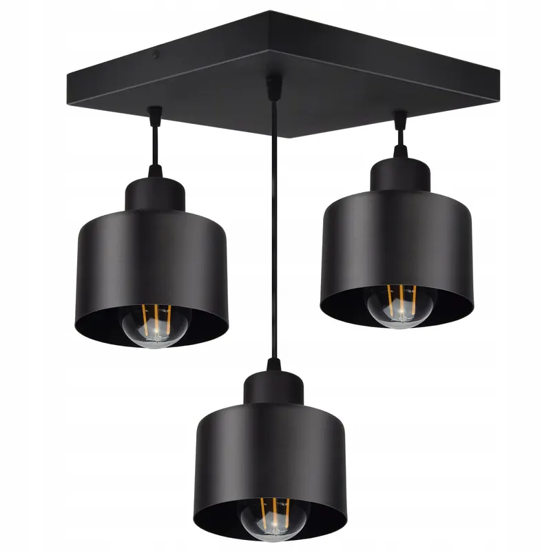 Lampa Sufitowa Plafon Żyrandol Loft Edison Led