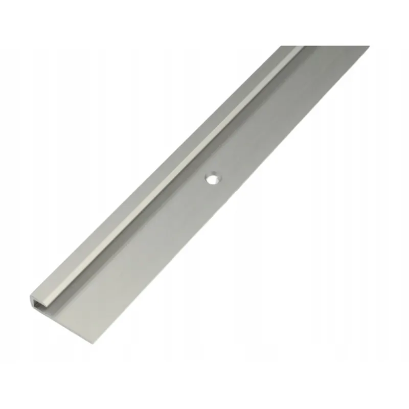 Listwa Zakończeniowa Aluminiowa Panele podłogowe,ścienne 4mm Srebrna 270cm