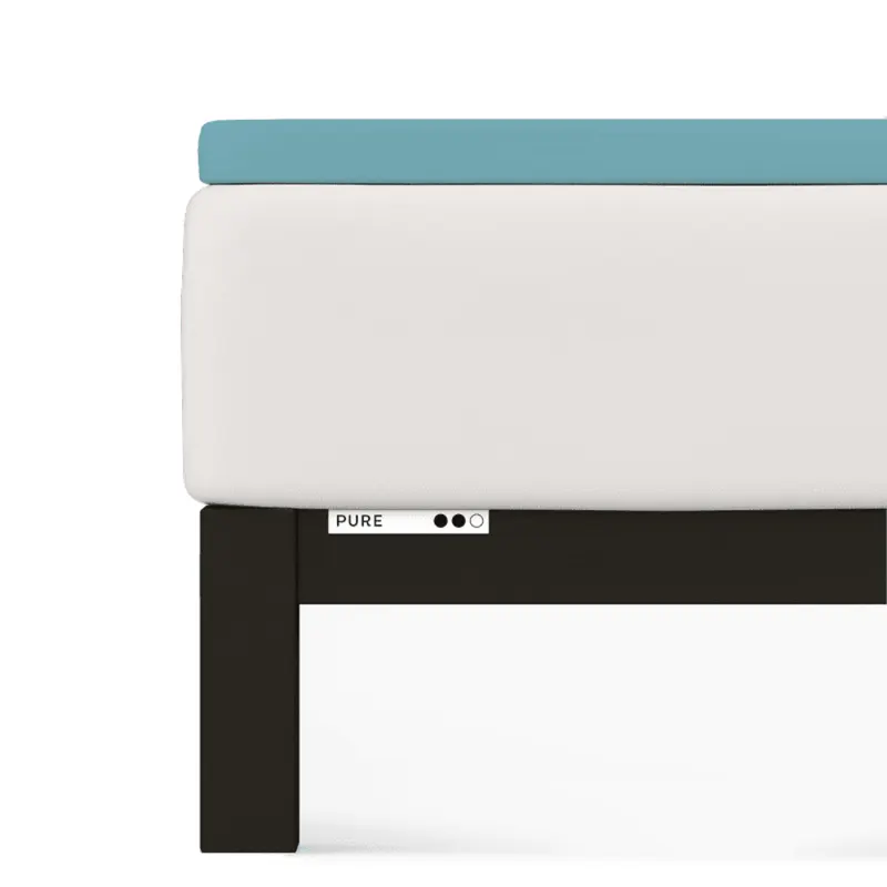 Prześcieradło Schlafgut Pure Topper | 180x200-200x220 cm | Petrol Mid | -200x220 Petrol Mid 467 - XL bawełna
