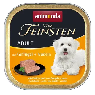 ANIMONDA Vom Feinsten Adult Drób z makaronem - mokra karma dla psa - 150g