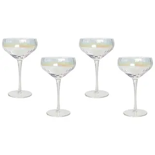 Zestaw 4 pucharków do szampana morganite 300 ml przezroczysty
