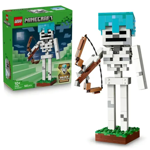 LEGO Minecraft THE SKELETON Zestaw Klocków Szkielet 502 elementy 21594