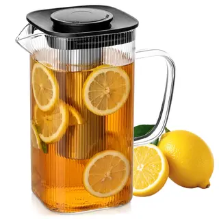 Zaparzacz Dzbanek z Zaparzaczem Sitkiem Imbryk Parzenia Herbaty Ziół 1,5L
