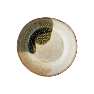 Talerz głęboki Bloomingville Green Stoneware Jules, 22 cm