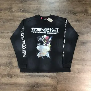 SAINT OF MICHAEL 1:1 Fashion Streetwear Best Quality Vintage Clothing Oversized Long Sleeves Tee Casual Loose T Shirt Men