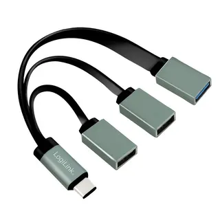 LogiLink Hub USB-C, 2x USB 2.0 AF + 1x USB 3.0 AF