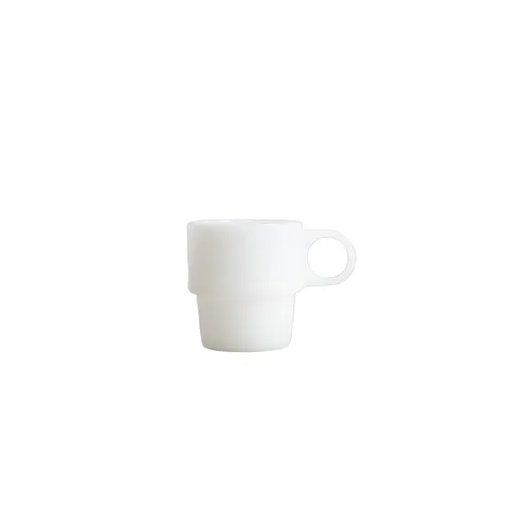 Szklanka Homla PALLORA White z uchem, 250 ml