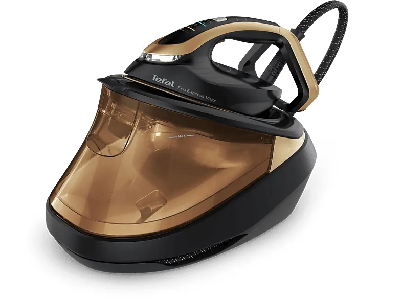Generator pary TEFAL GV9823E0 Pro Express Vision 3000W Smart LED Light Czarno-złoty