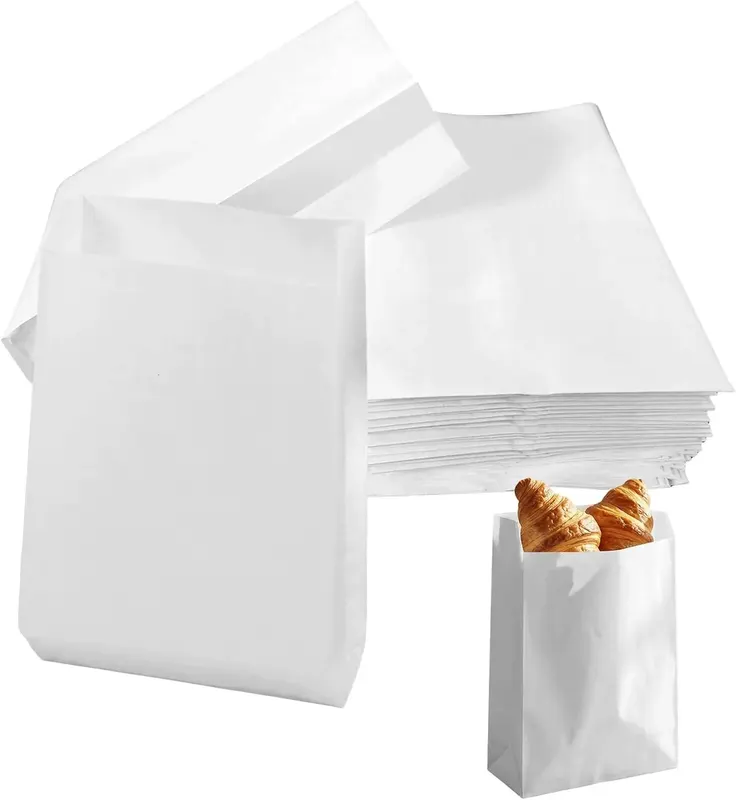 TOREBKI PAPIEROWE KRAFT 11X21X5 CM 100 SZTUK BIODEGRADOWALNE