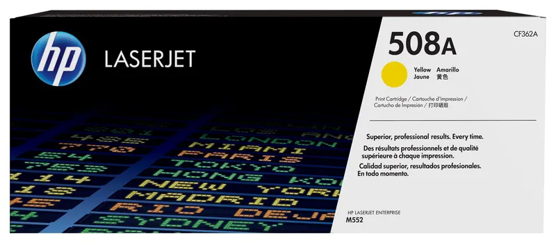 HP 508A Żółty toner LaserJet M552&M553 CF362A