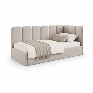Łóżko Milvo Senpo Rozmiar łóżka - 90x200 cm | Tkanina obicia - Grupa 1 | Pojemnik - Tak