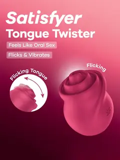 Satisfyer Tongue Twister Flicking Tongue Vibrator