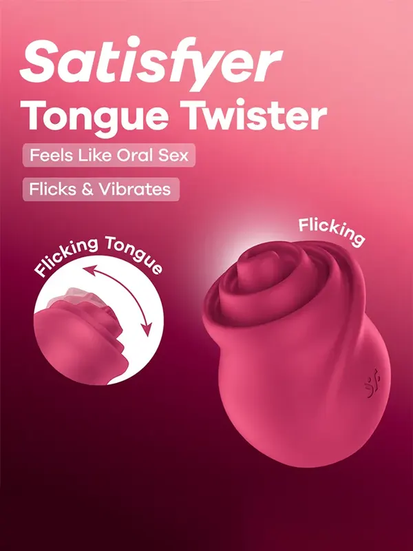 Satisfyer Tongue Twister Flicking Tongue Vibrator