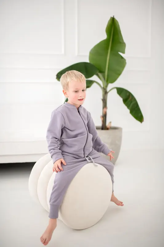 Spodnie z lampasem Cozy Lavender 104-110