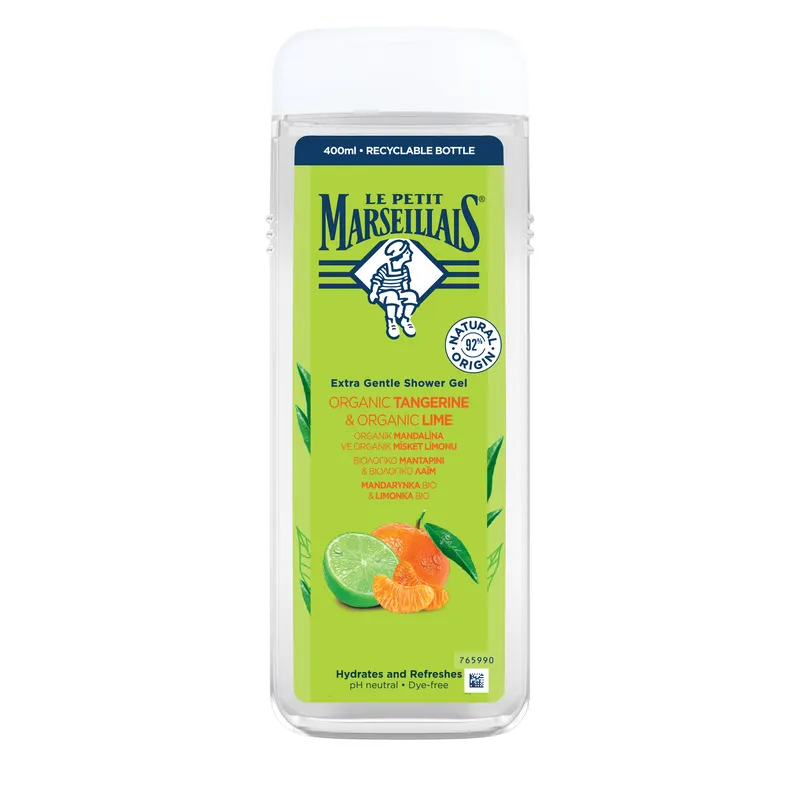Le Petit Marseillais Żel pod Prysznic Mandarynka Bio & Limonka Bio 400ml