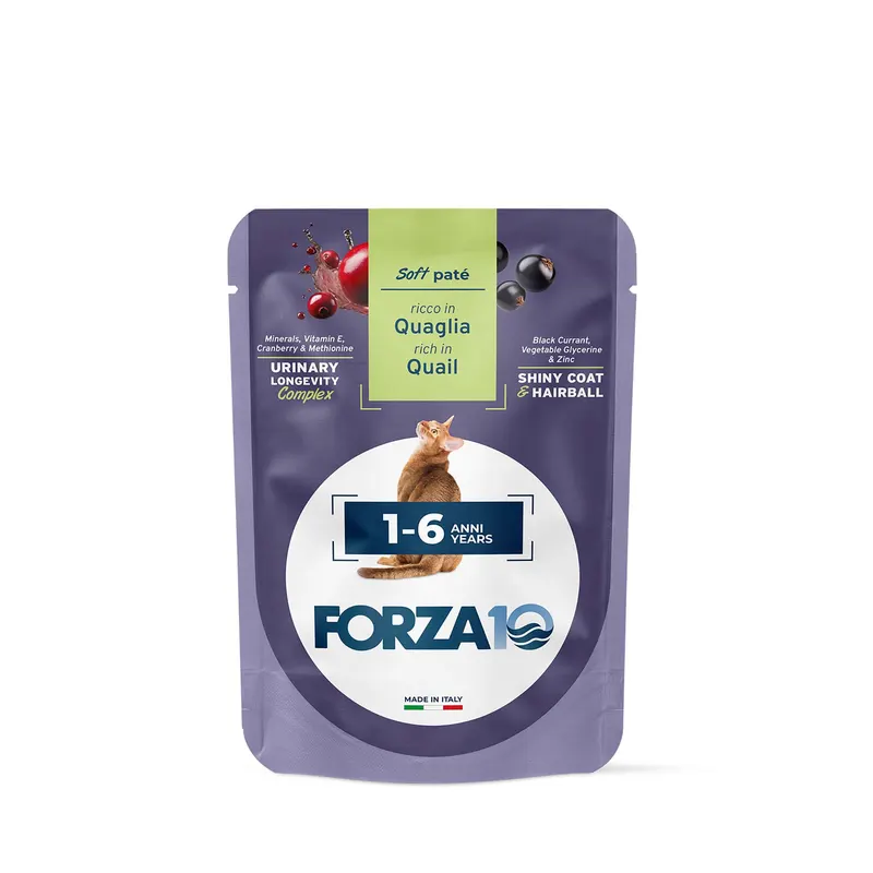 BOTANICAT FORZA10 Soft Paste, 24 x 80 g - Przepiórka