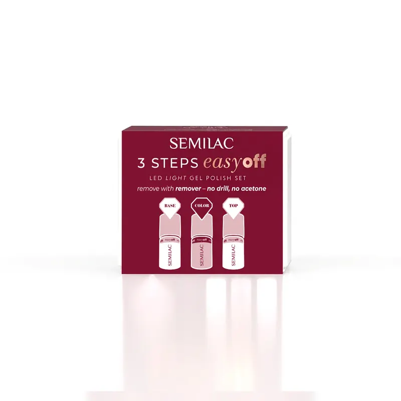 Semilac Zestaw Easy Off Christmas Set