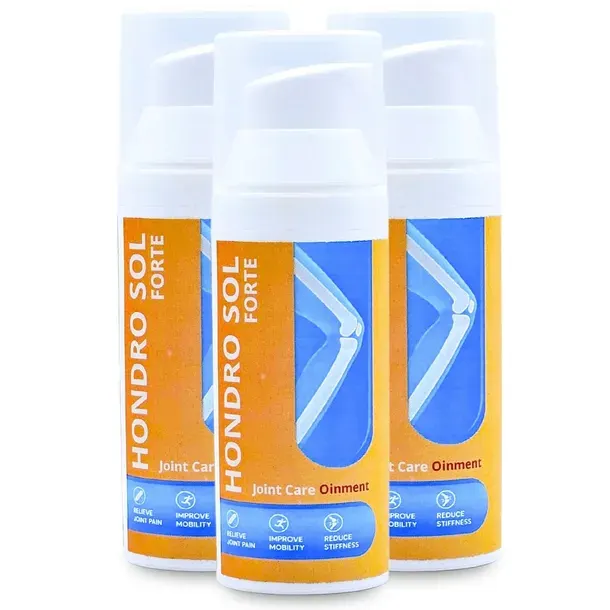 3x Hondro Sol – Silna maść na ból kości, stawów i mięśni 50ml