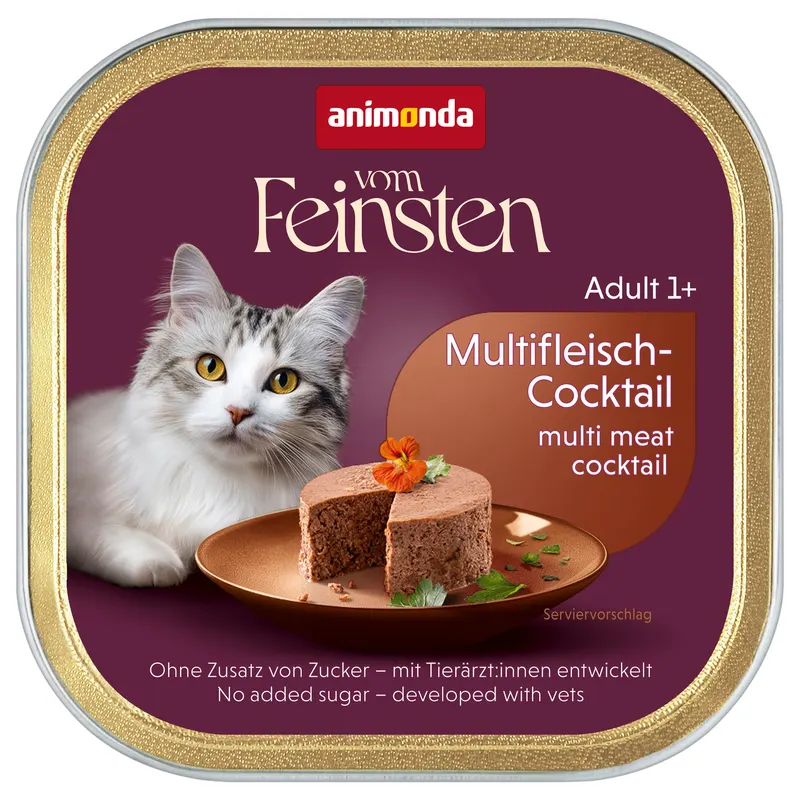 Megapakiet animonda vom Feinsten Adult, 32 x 100 g - Koktajl wielomięsny
