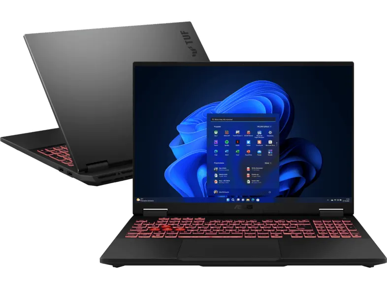 Laptop ASUS TUF Gaming A16 FA608UP-R7165W FHD+ / AMD Ryzen™ 7 260 16 GB RAM 512 SSD GeForce RTX™ 5070 Windows 11 Home Szary