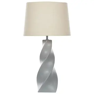 Lampa stołowa belaya ceramika szary