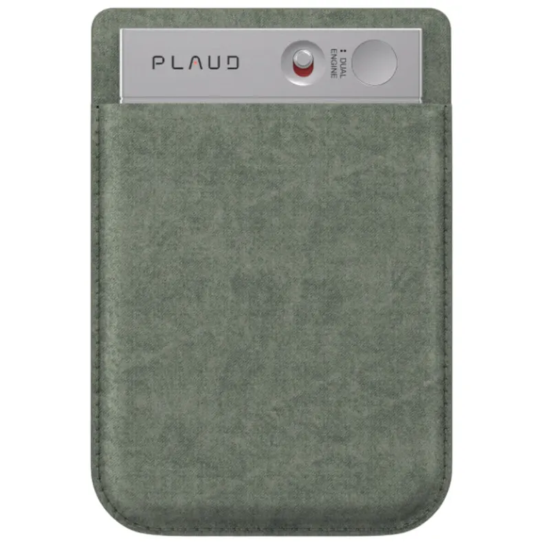 Etui do dyktafonu Plaud Note Zielone