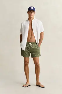 Gant Szorty Kąpielowe Męskie Regular Fit Zielone