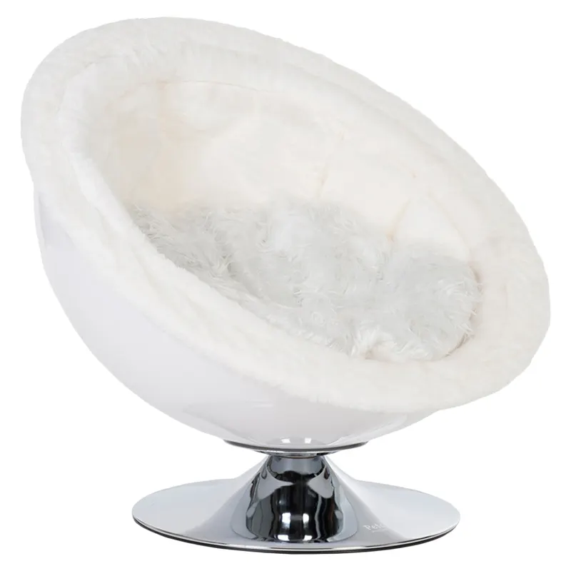 Gniazdo dla zwierząt Retro Pet Nest White, białe - Ø 60 cm