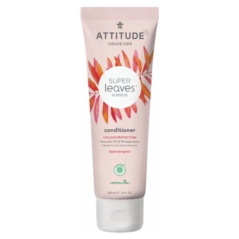 Attitude SUPER LEAVES, Odżywka do włosów farbowanych, 240 ml