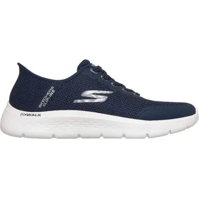 Skechers Go Walk Flex - Netro, buty outdoorowe, męskie, ciemnoniebieskie