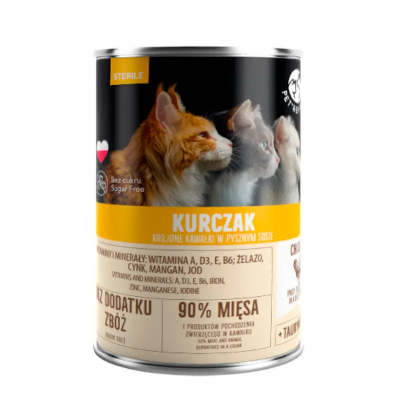 Pet Republic Sterilized w sosie - Kurczak, 20 x 400 g