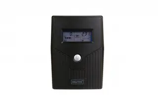 Digitus UPS Line-Ineractive LCD BASIC, 600VA/360W, 1x12V/7Ah, AVR, 2x Schuko CEE 7/3