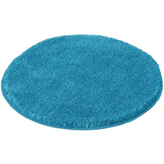 Kleine wolke relax dywanik łazienkowy niebieski 100 cm okrągły