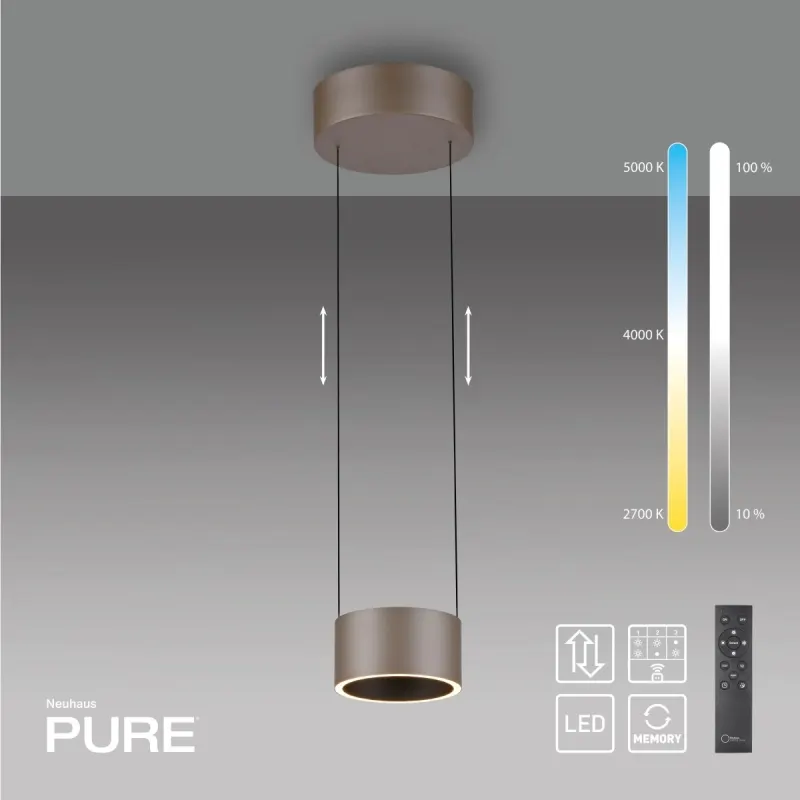 Lampa wisząca PURE CLIPSE LED CCT PILOT 2471-97