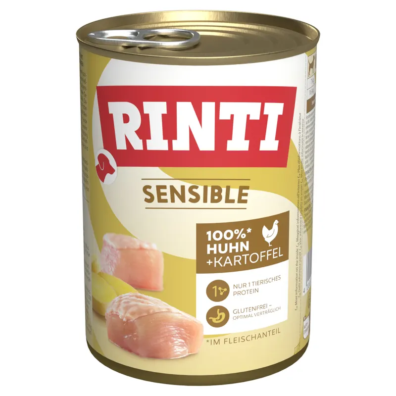 RINTI Sensible, 1  x 400 g - Kurczak z ziemniakami