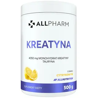 ALLNUTRITION Allpharm Kreatyna Suplement Diety o Smaku Cytrynowym 500g