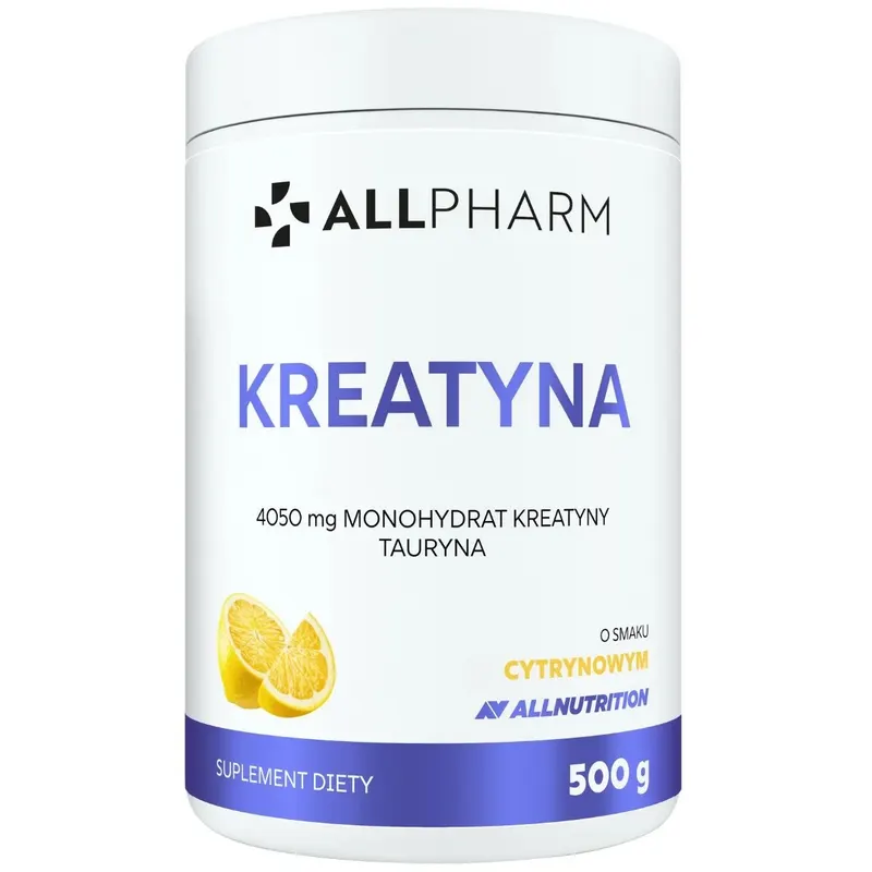 ALLNUTRITION Allpharm Kreatyna Suplement Diety o Smaku Cytrynowym 500g