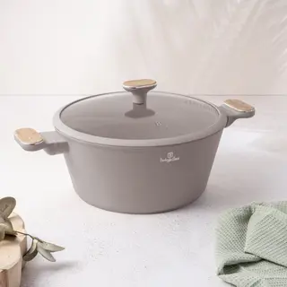 Garnek z pokrywką Ø28 cm – BerlingerHaus BH-8340 Taupe Nordic