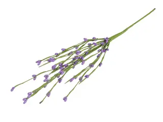 Sztuczna gałązka z pąkami na druciku do formowania 10 szt. 4 fioletowy