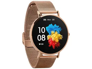PRODUKT PO EKSPOZYCJI - Smartwatch GARETT Verona Złoto-stalowy