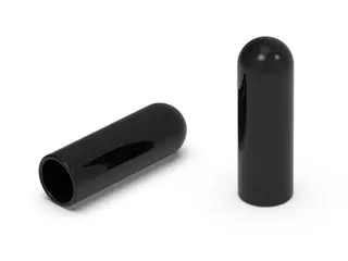 Nakładka osłonowa z PVC (miękkie ok. 70° Shore A) A-8mm L-35,0mm, kolor czarny